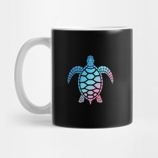 Save The Turtle Amazing Art Of Turquoise & Light Pink Color Mug